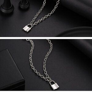 ❤️Fashion Rock Punk Cross Lock Necklace, N90201P138